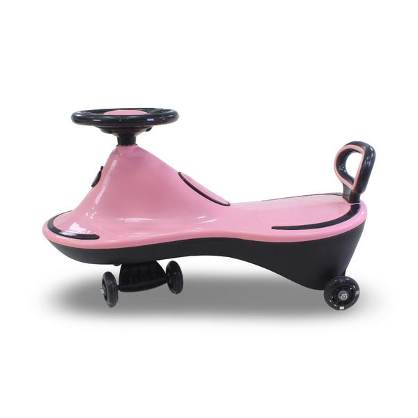 Kids' Swing Car Ride-On Toy – Pink