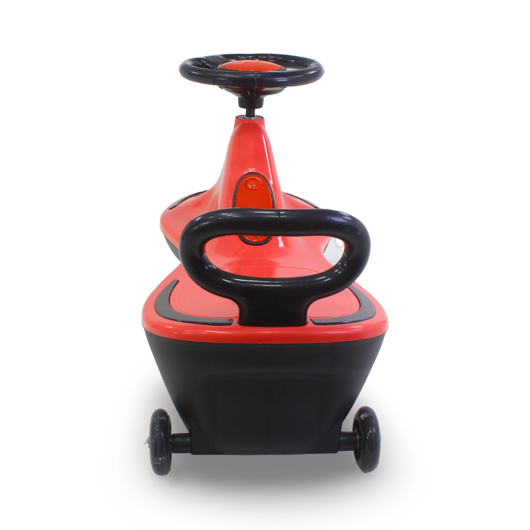 Kids' Swing Car Ride-On Toy – Red