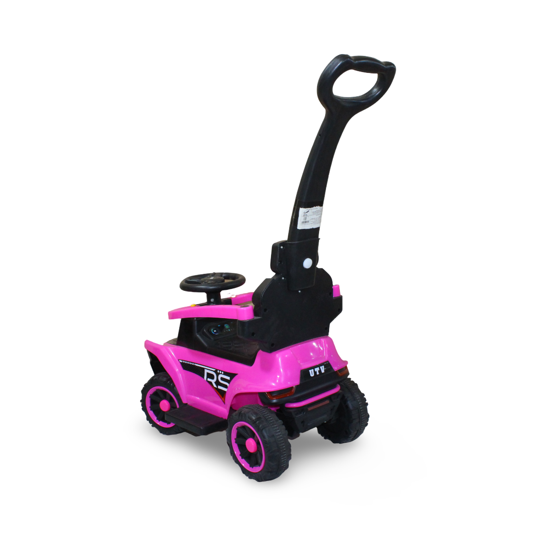 Kids Ride-On Push Car – Fuchsia