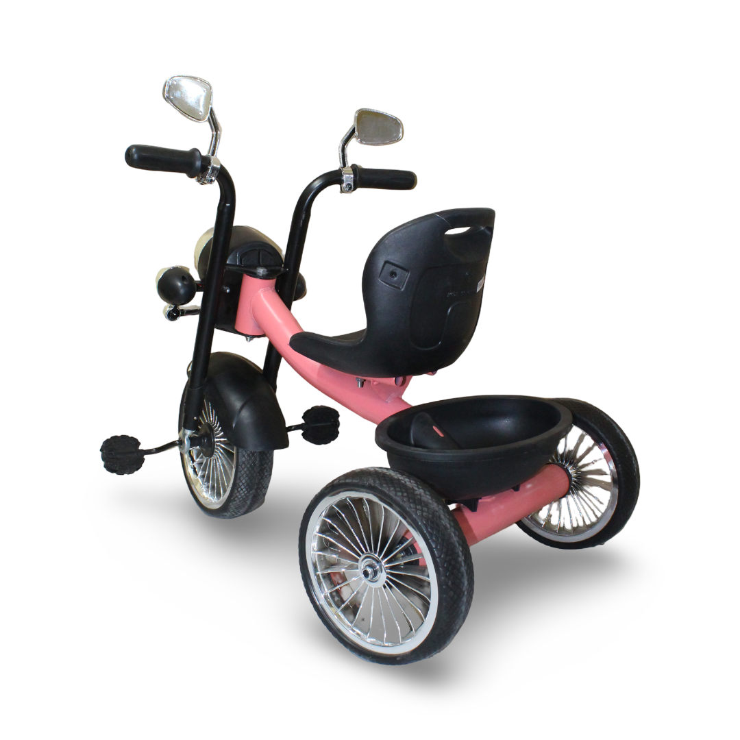 "Harley-style" Tricycle with Seat – Pink
