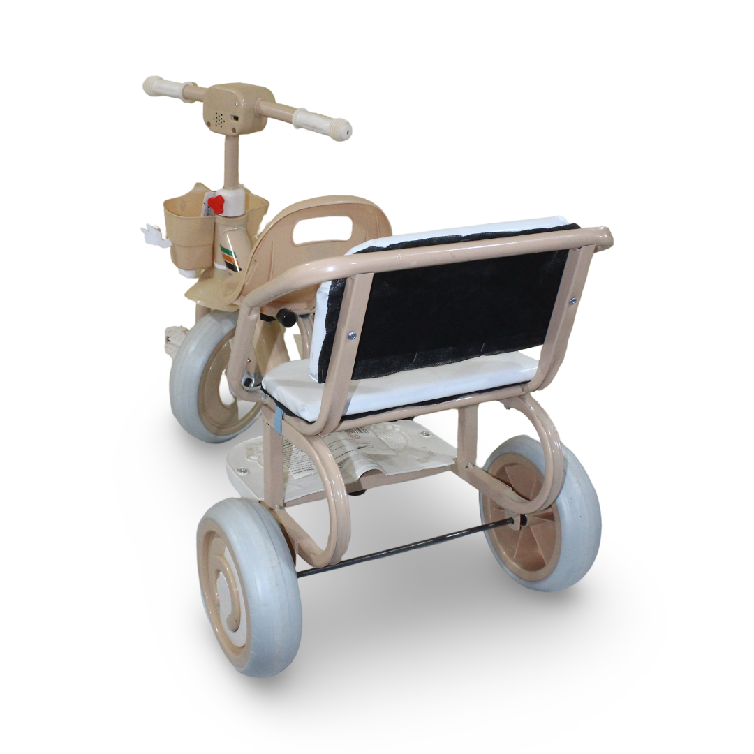 Two-Seat Tricycle – Beige