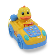 Duck Telephone Car Toy - Yellow