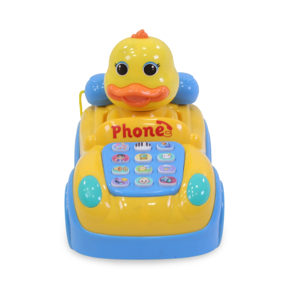 Duck Telephone Car Toy - Yellow