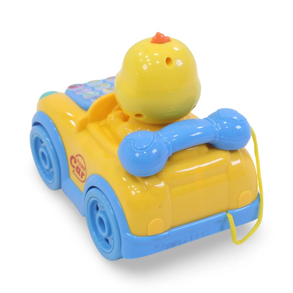 Duck Telephone Car Toy - Yellow