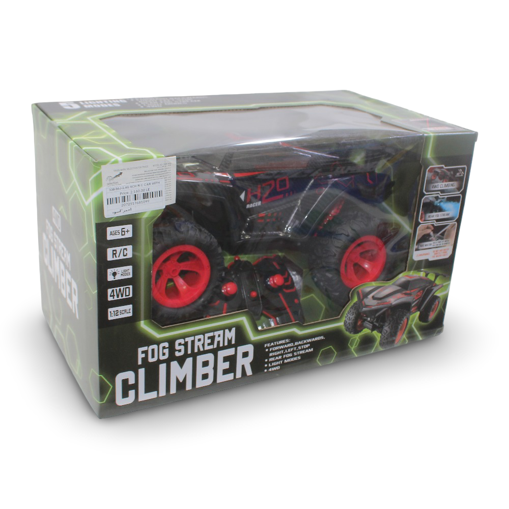 Fog Stream Climber Remote Control Car - (Black & Red) - Toys - OKO