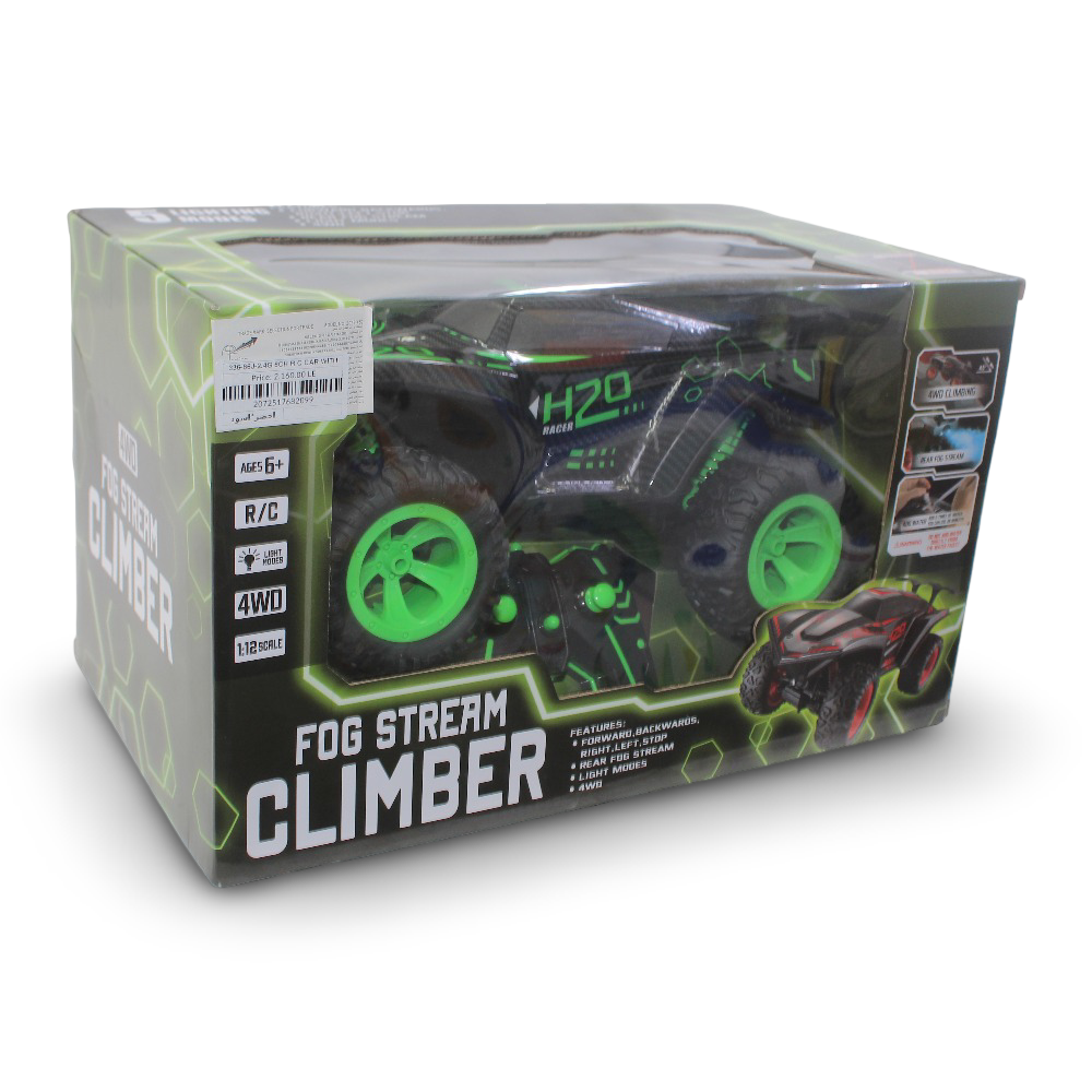 Fog Stream Climber Remote Control Car - (Black & Green)