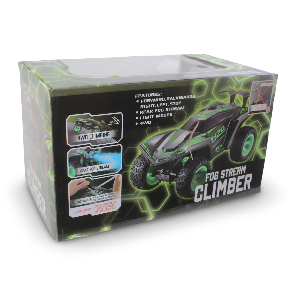 Fog Stream Climber Remote Control Car - (Black & Green)