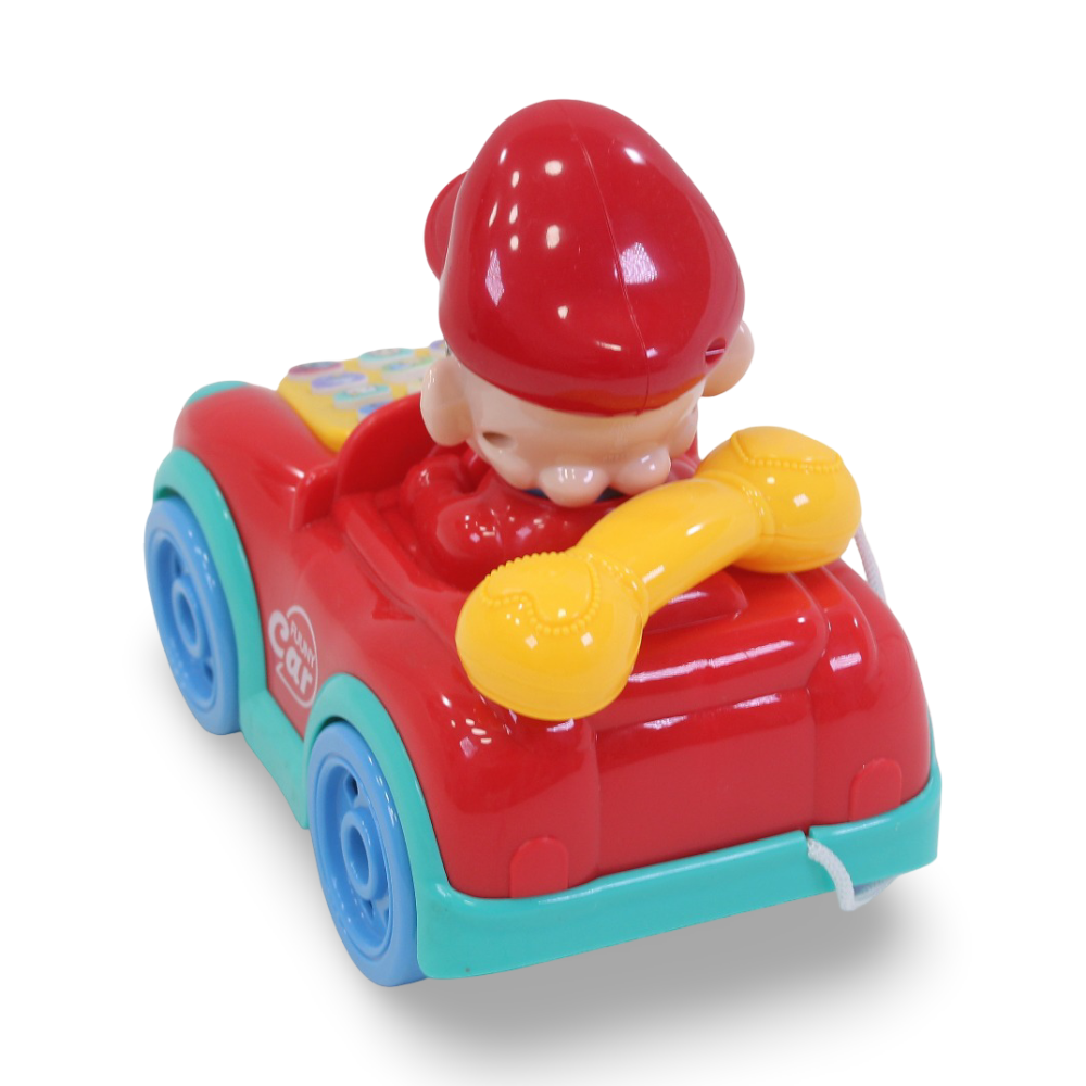 Super Mario Telephone Car Toy - Red