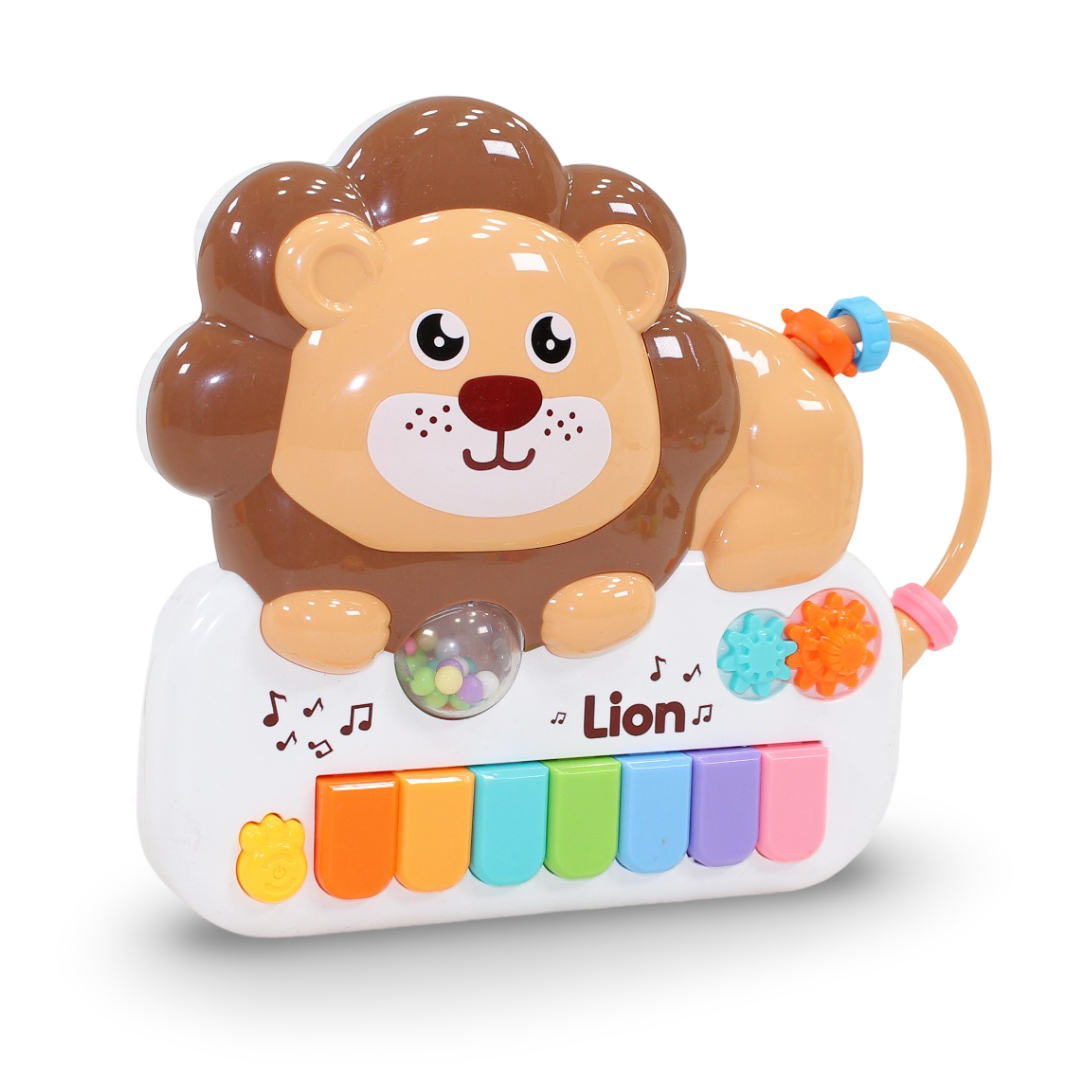 Lion Piano Musical Toy – Beige - Toys - OKO