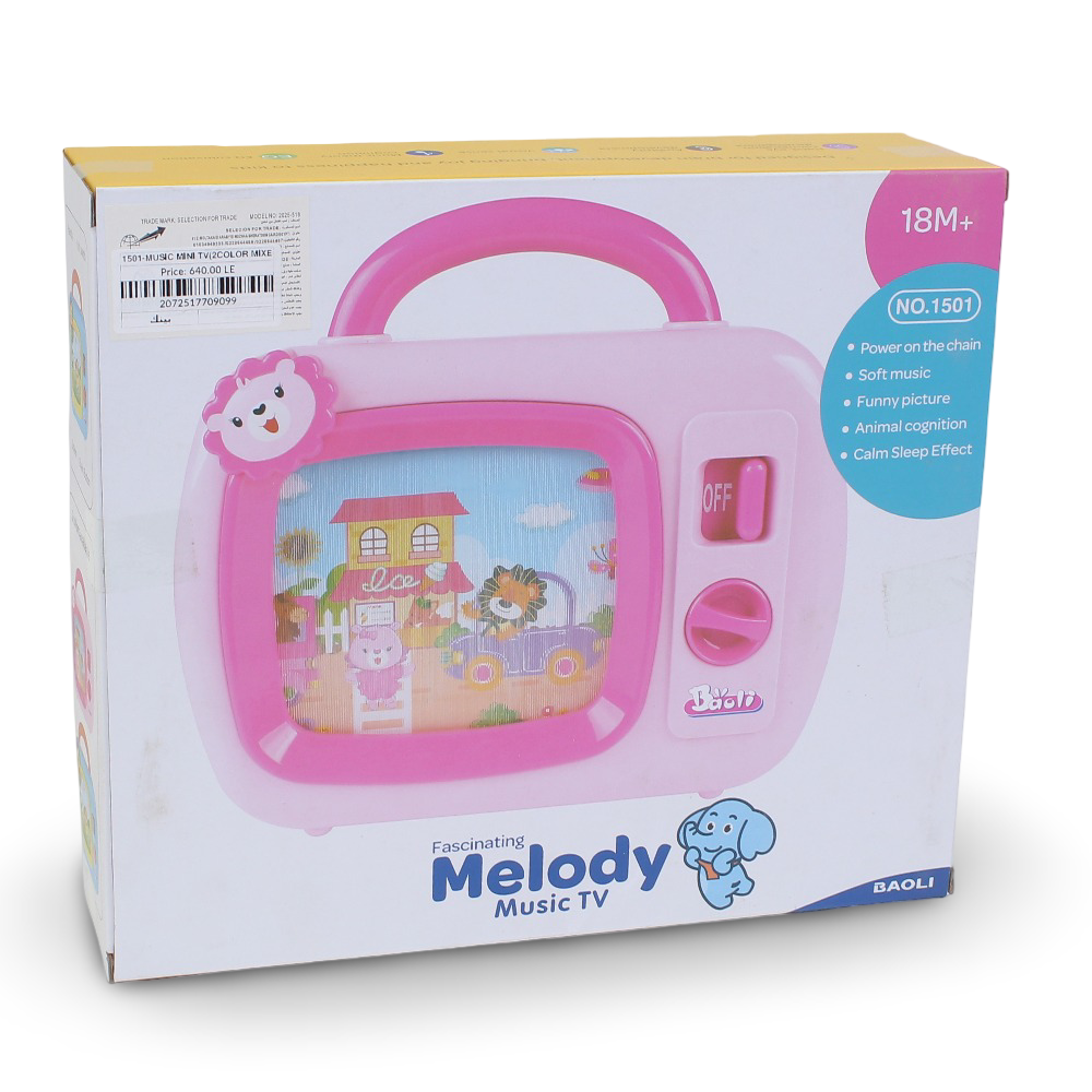 Baoli Baby Musical Sleepy Lullaby TV Toy - Pink