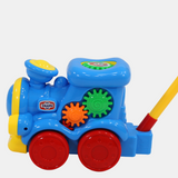 Hand Driven Train - Blue