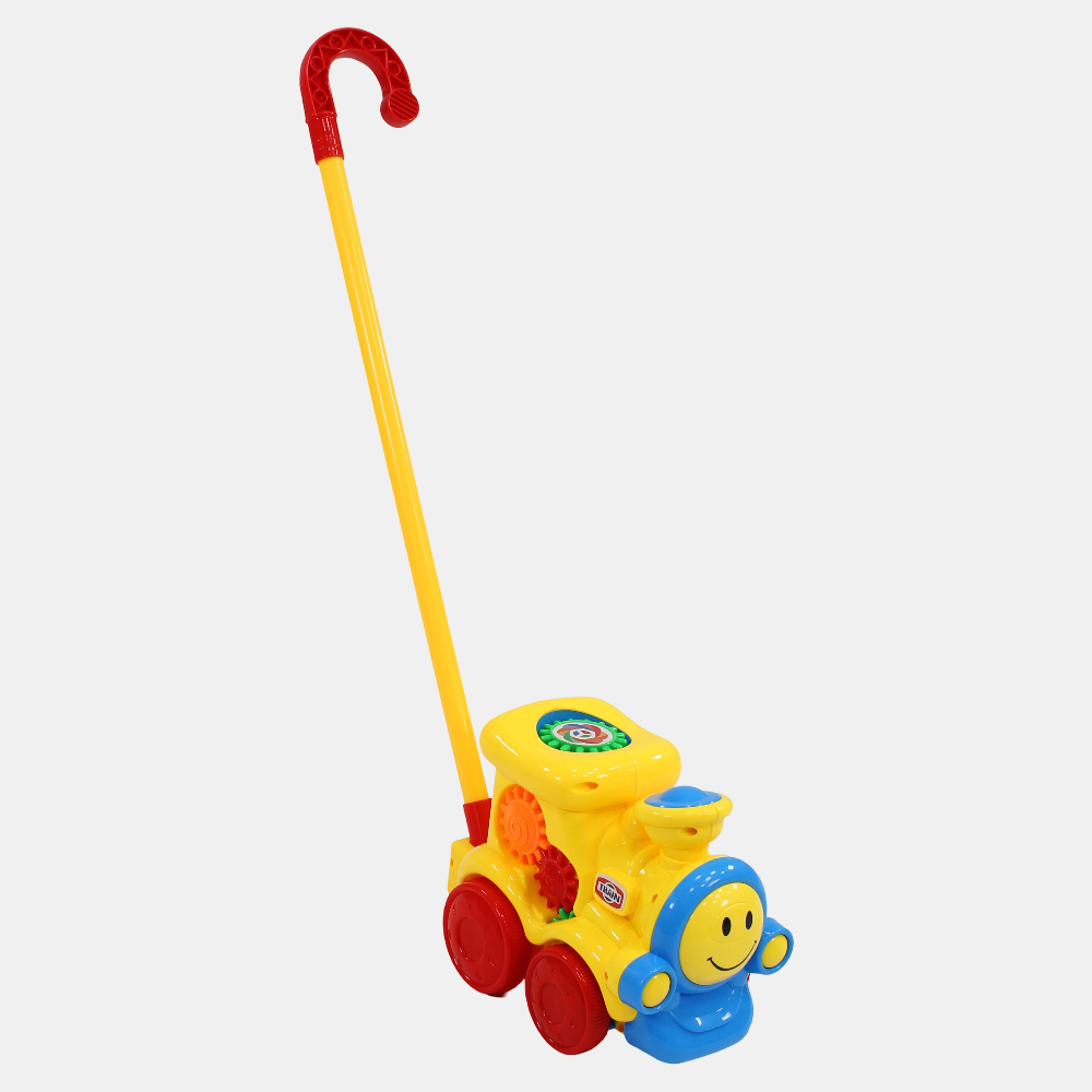 Hand Driven Train – Yellow