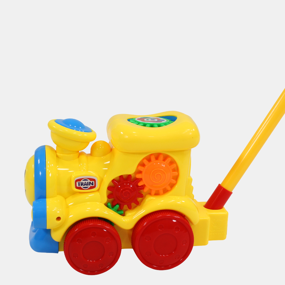 Hand Driven Train – Yellow