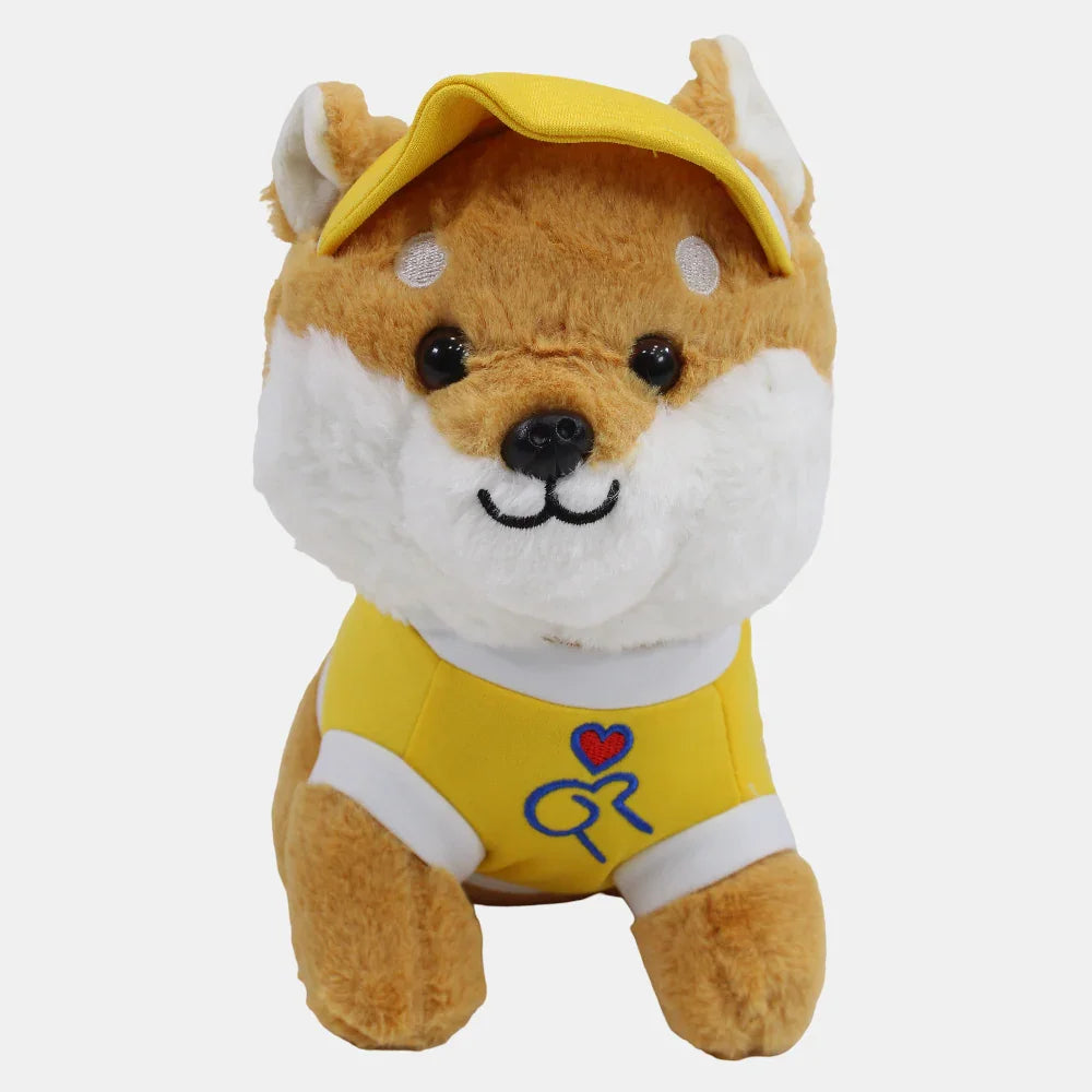 Corgi Plush Toy – 22cm - Yellow Outfit