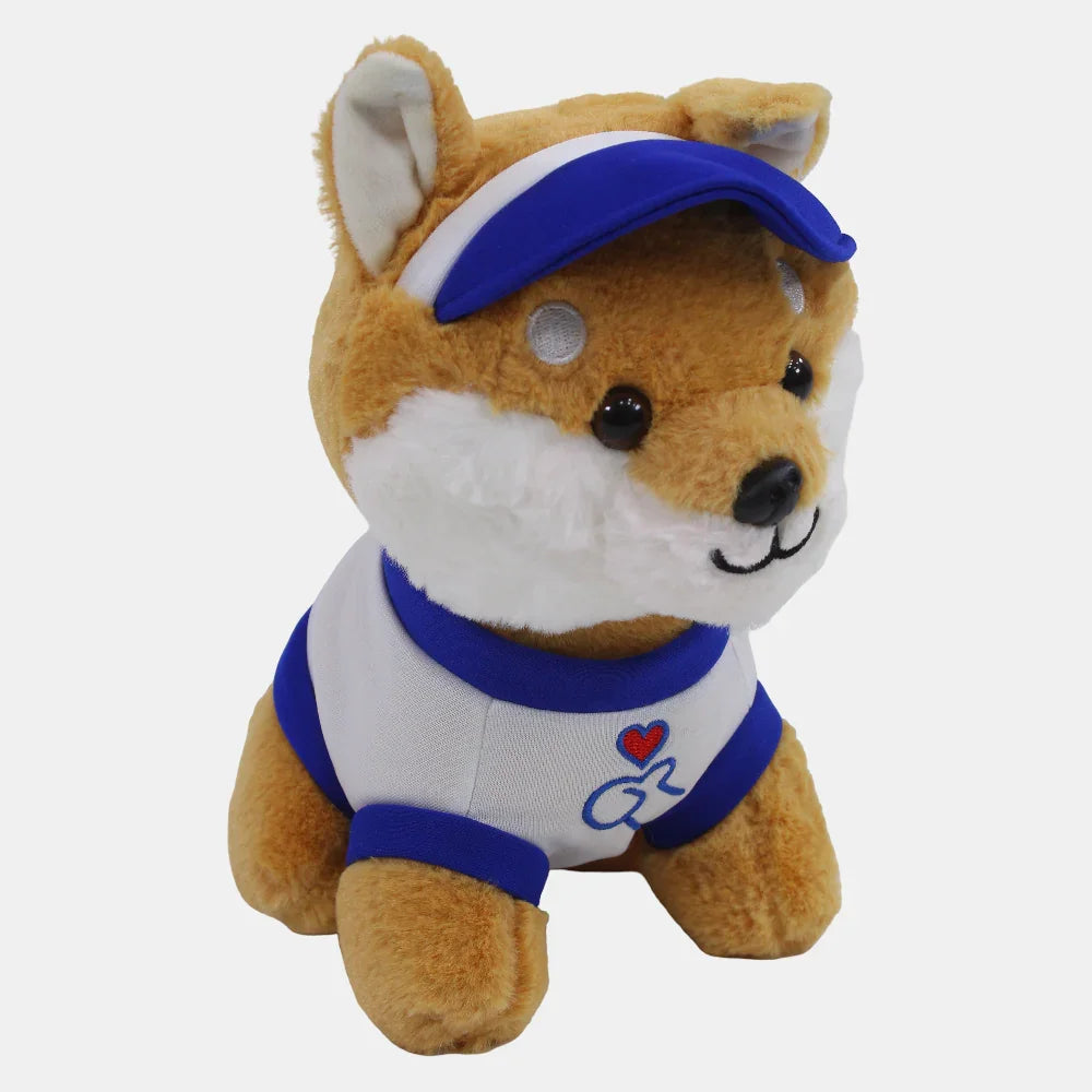 Corgi Plush Toy – 22cm - Blue/White