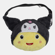 Cute Crossbody Bag - Black/Yellow 15cm