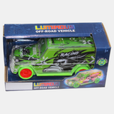 G-Class Bump and Go Off-Road Car Toy with Music and Light - Green