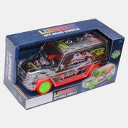 G-Class Bump and Go Off-Road Car Toy with Music and Light – Red