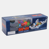 Electric Gear Giant Tooth Shark – Grey