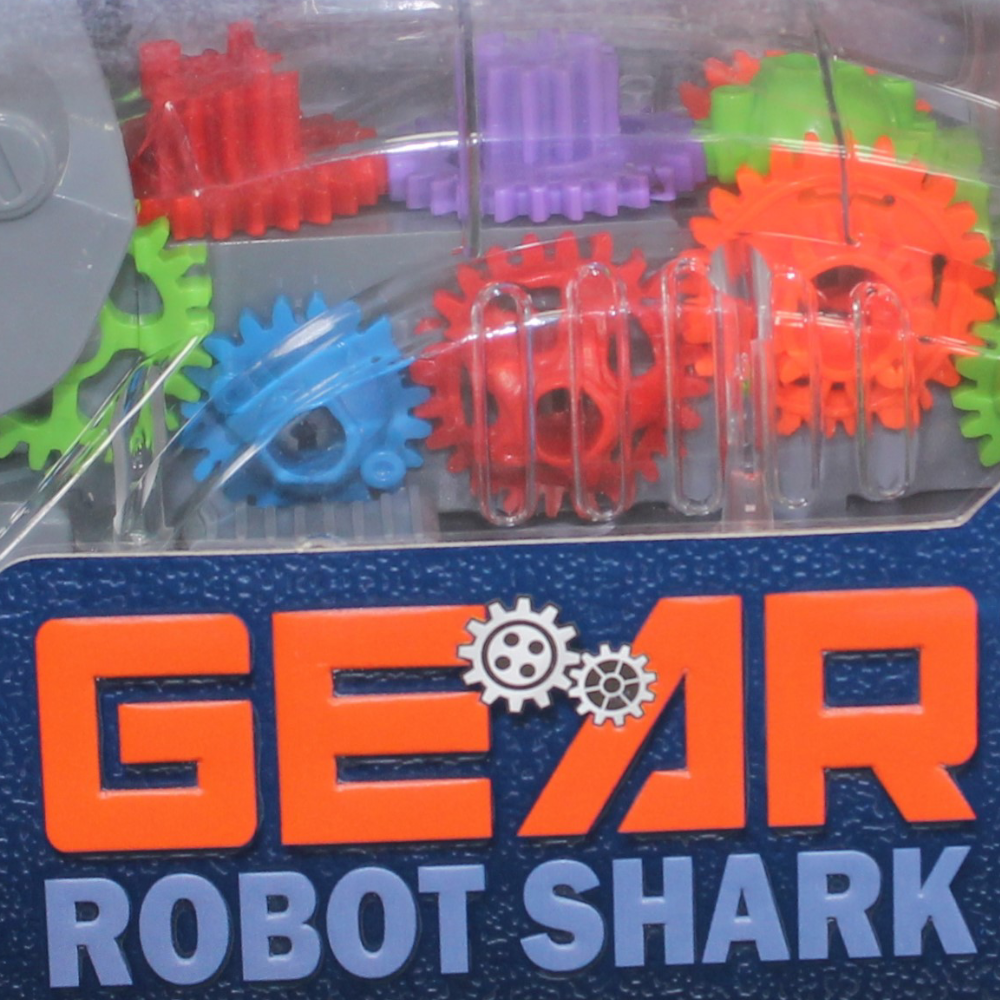 Electric Gear Giant Tooth Shark – Grey