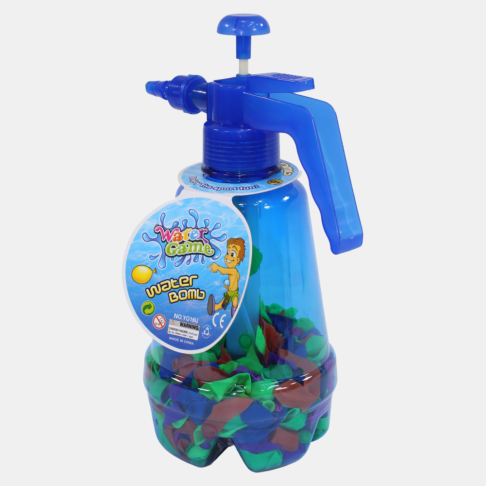 500 Balloons in a Spray Can – Blue