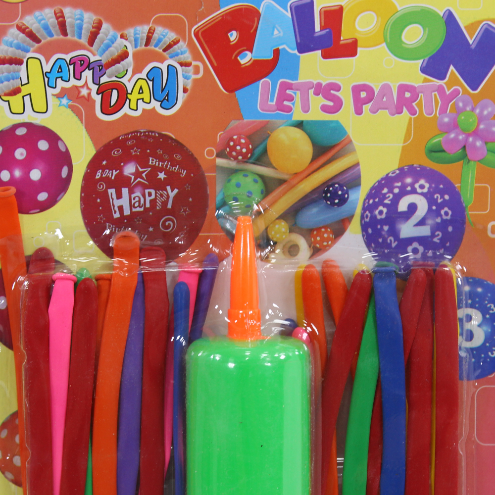 Long Balloons with Pump – Creative Balloon Twisting Fun