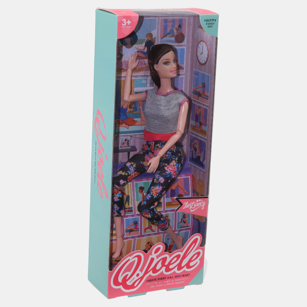 Q.Joele Yoga Doll - Grey Top