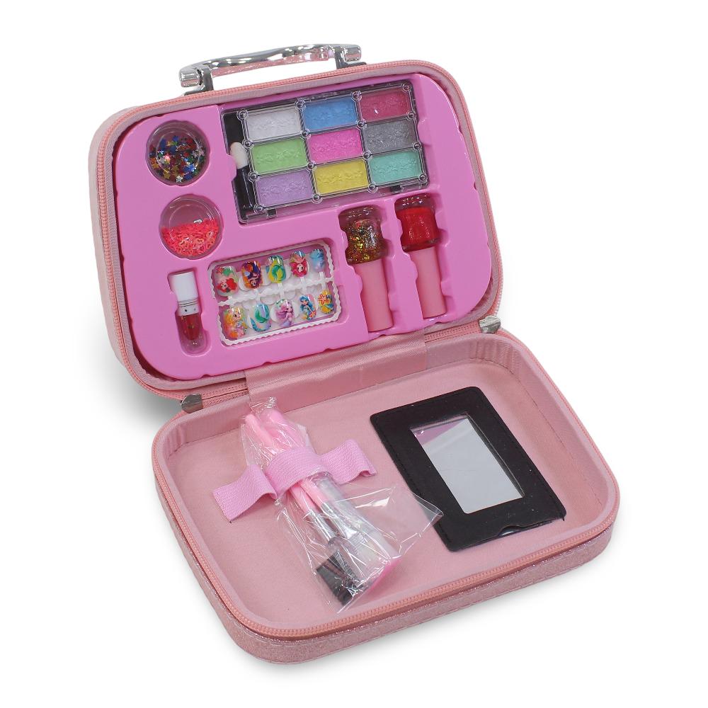 Portable Cosmetics Bag - Salmon