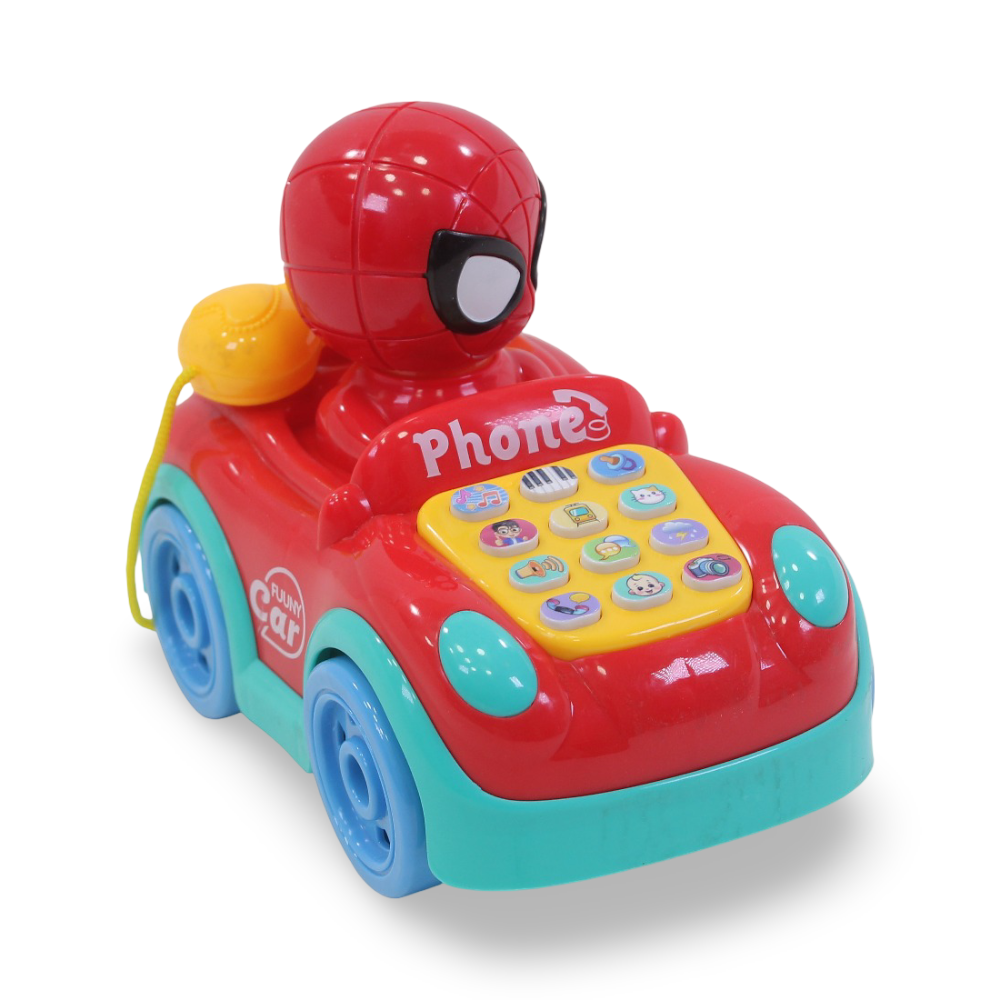 Spider-Man Car-Shaped Telephone – Red