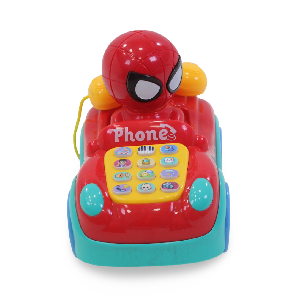 Spider-Man Car-Shaped Telephone – Red
