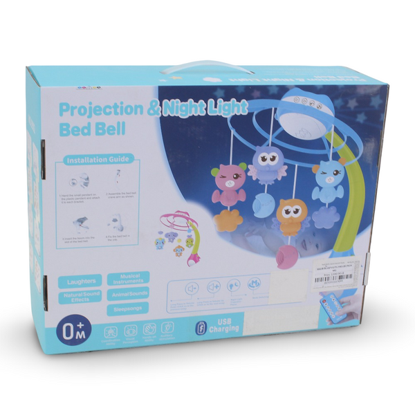 Bluetooth Projection & Night Light Bedbell (Pink)