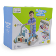 Multistage Walker & Baby Fitness Rack – Baby Blue