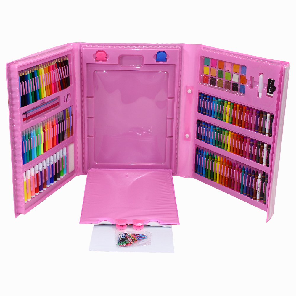 Super Mega Art Set - 208 Pieces (Pink)