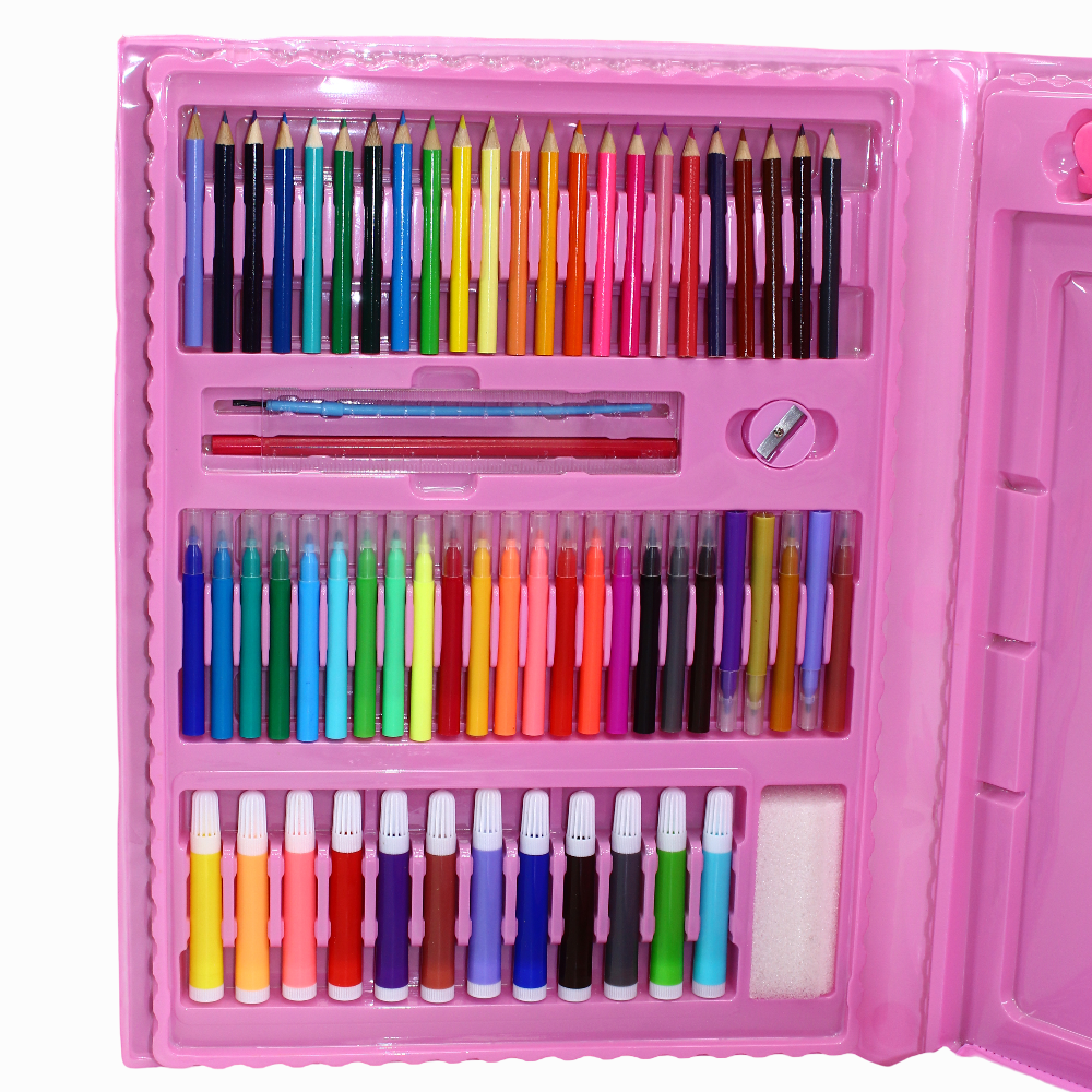 Super Mega Art Set - 208 Pieces (Pink)