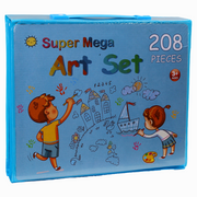 Super Mega Art Set - 208 Pieces (Blue)