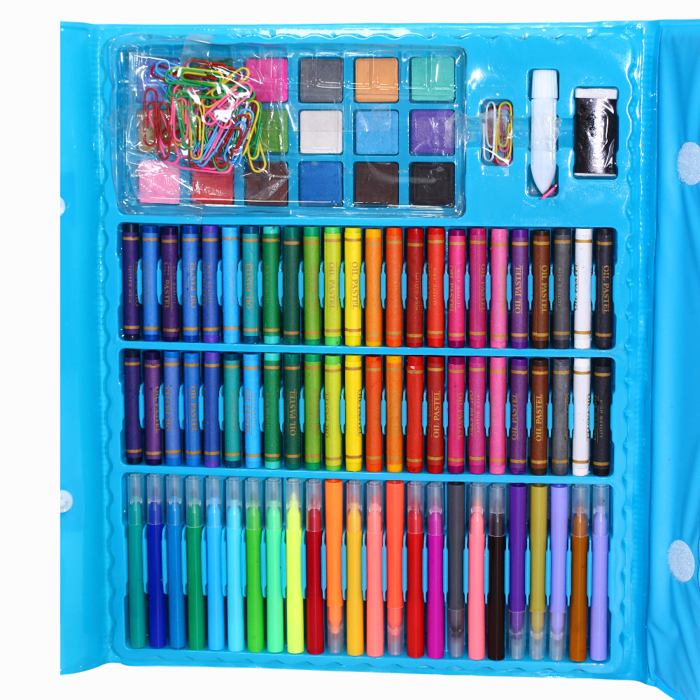Super Mega Art Set - 208 Pieces (Blue)