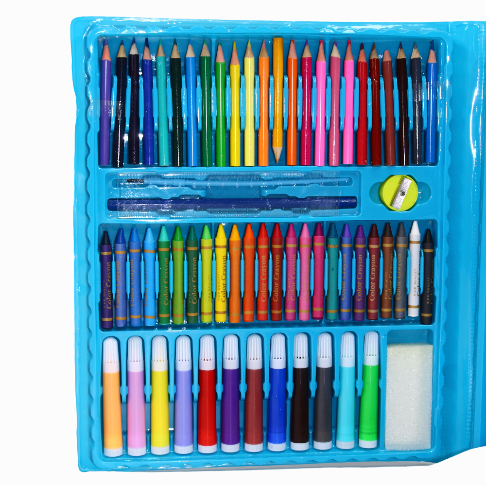 Super Mega Art Set - 208 Pieces (Blue)