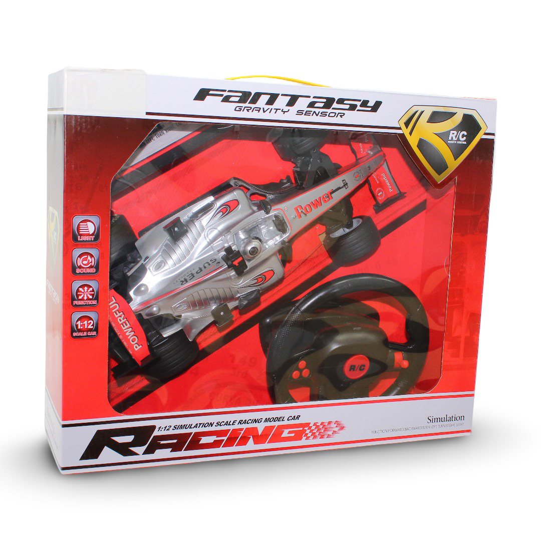 Fantasy F1 Remote-Controlled Racing Car 1:12 Scale – Silver