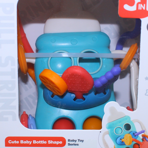 Bibi-inn 5-in-1 Baby Bottle Pull String Sensory Toy
