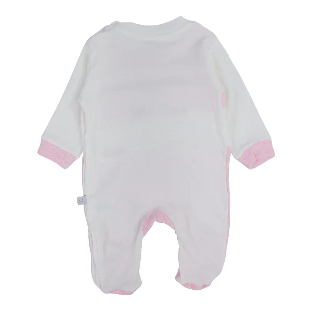 Unisex Baby Cotton Baby Footie – Dog & Duck Design