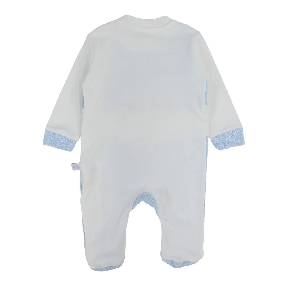 Unisex Baby Cotton Baby Footie – Dog & Duck Design