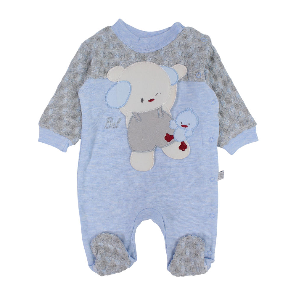 Unisex Baby Cotton Baby Footie – Bear & Duck Design