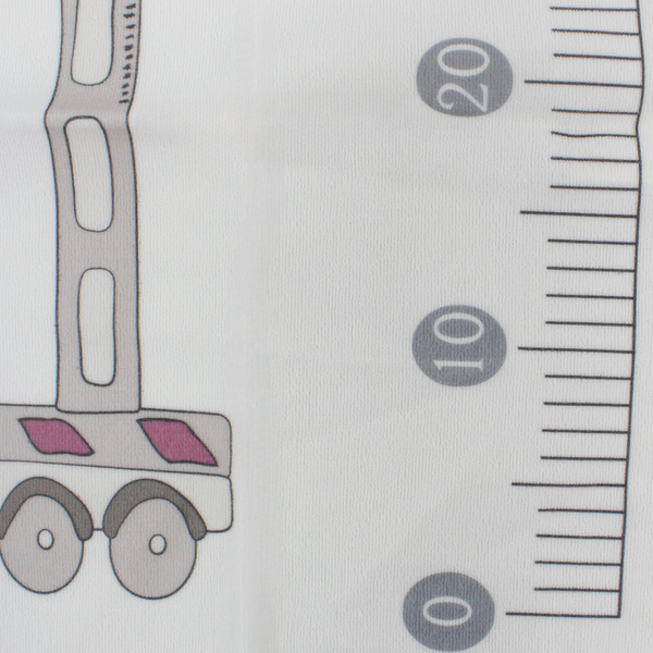 Cotton Changing Mat – Off-White with Giraffe Print