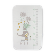 Bibaby Waterproof Baby Changing Mat – Off-White with Crocodile Print