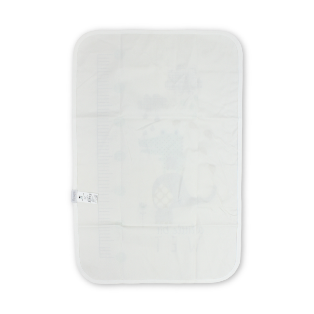 Bibaby Waterproof Baby Changing Mat – Off-White with Crocodile Print