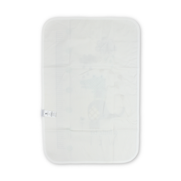 Bibaby Waterproof Baby Changing Mat – Off-White with Crocodile Print