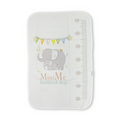 Cotton Changing Mat – Off-White with Elephant Print