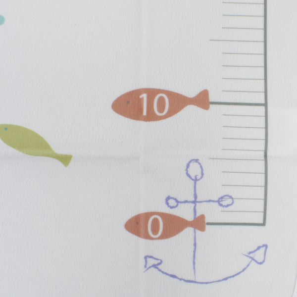 Waterproof Baby Changing Mat – Off-White with Fish Print