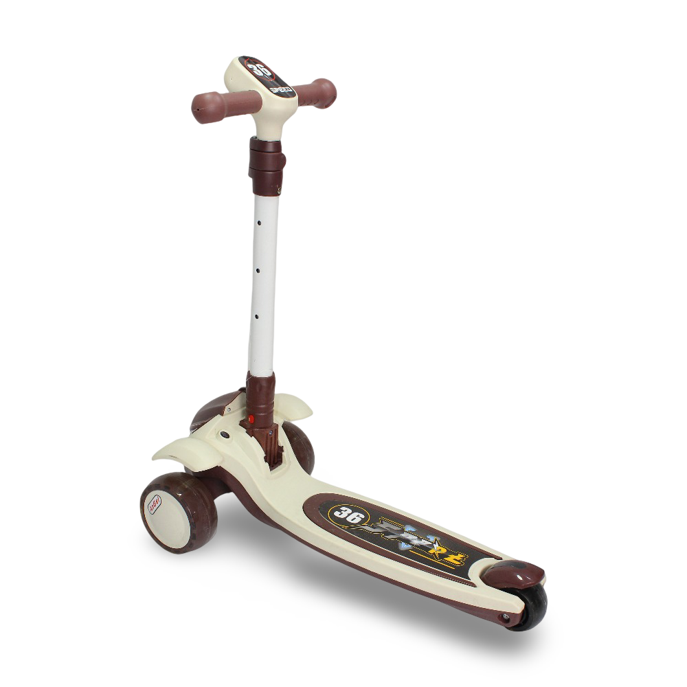 3-Wheel Scooter - Brown