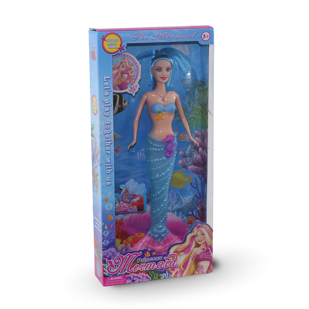 Mermaid Doll - Baby Blue